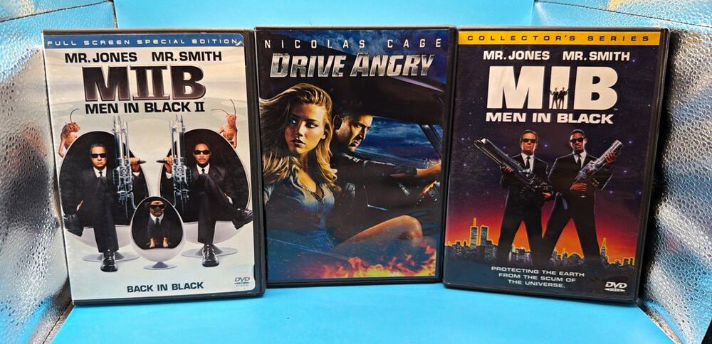 DVD Lot 3: Men in Black / Men in Black II / Drive Angry Full Screen R